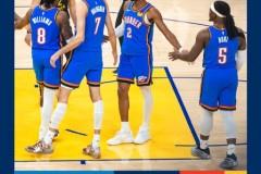 库里缺阵，勇士主场94-131惨败雷霆，亚历山大砍下30分，霍姆格伦贡献双十五