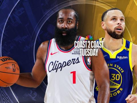 NBA常规赛快船vs勇士，ESPN预测勇士胜率50.2%略占优势，快船胜率49.8%