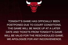 热火VS公牛比赛因降雨延期，场地冷凝水问题需解决