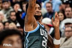 爵士主场116-114险胜独行侠终结5连败，马尔卡宁33分弗拉格空砍26 10 8