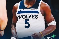 森林狼四人得分20 ，主场131-122击败骑士，爱德华兹达成生涯10000分里程碑
