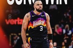 NBA常规赛,太阳主场以112-107险胜尼克斯,布克砍下31分8篮板,狄龙贡献27分