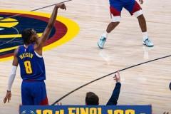 约基奇缺席，掘金主场108-104险胜雄鹿，小哈达威贡献25分，字母哥无奈空砍31分8篮板11助攻