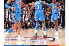 亚历山大34分领衔雷霆主场复仇马刺,杰伦20分,文班亚马无奈空砍17分7板