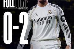 西甲比利亚雷亚尔0-2皇家马德里，姆巴佩梅开二度点射破门