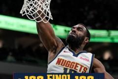 掘金多人缺阵险胜雄鹿102-100，戈登13分字母哥空砍22 13 7