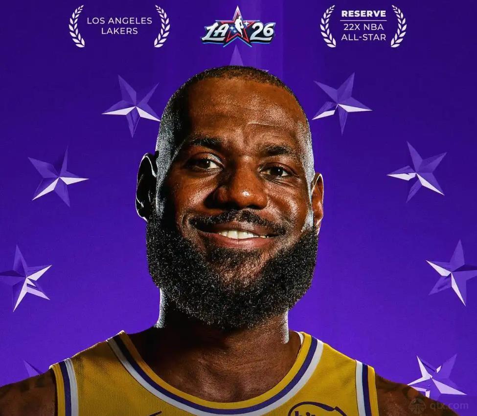 詹姆斯连续22年入选全明星