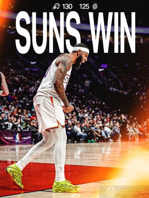 开拓者主场不敌太阳惨遭6连败