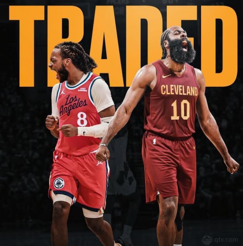 曝哈登被快船交易至骑士