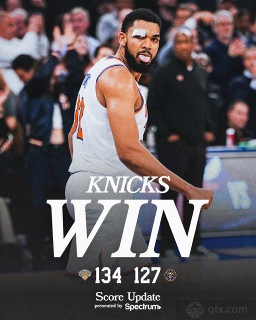 尼克斯双加时134-127力克掘金