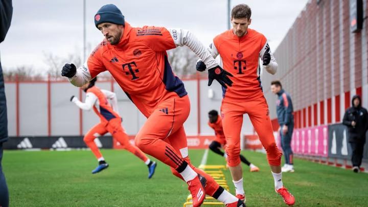 拜仁最新动态：凯恩恢复部分训练，诺伊尔因肠胃不适暂时缺席