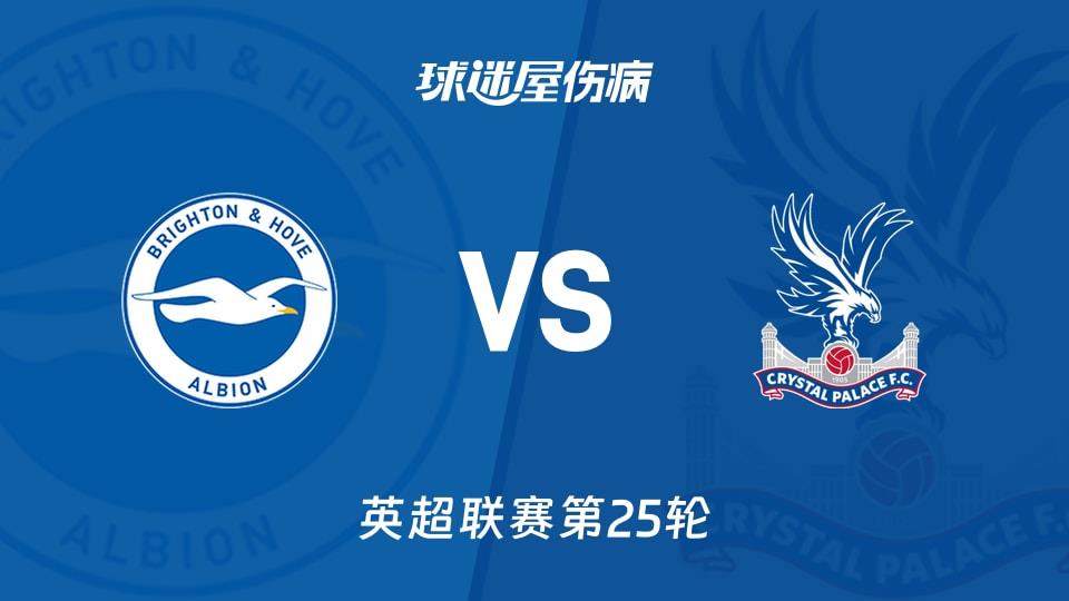 【英超联赛第25轮】布莱顿vs水晶宫伤病名单最新(2026年02月08日)
