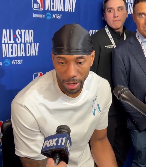 伦纳德回应调查事件，称不会影响其入选全明星，他表示自己没有对任何人做过什么