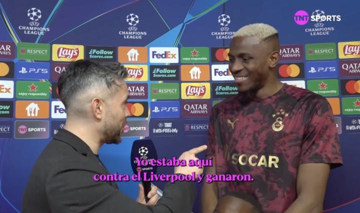 奥斯梅恩谈比赛结果，未确保晋级并表达对斯帕莱蒂的喜爱