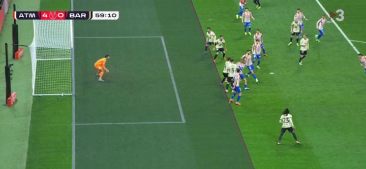 CTA发言人库巴西表示，库巴西对马竞的进球被判无效是正确的，手动画线判定合理