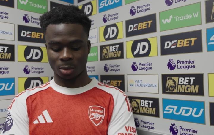 萨卡表示，现在的局势仍在掌控中，接下来的比赛必须全力争胜