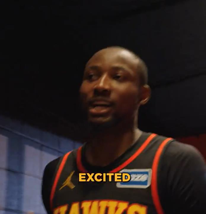 库明加赛后微笑离场，我很兴奋不知该如何表达