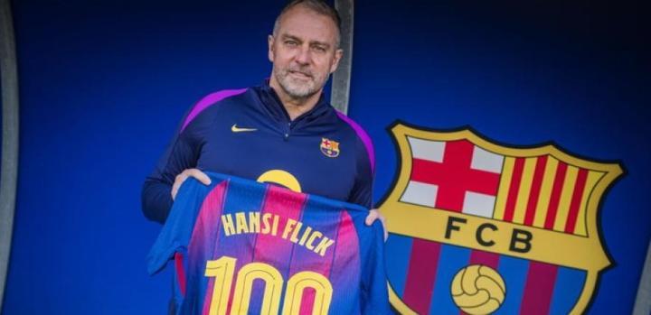 弗里克执教巴萨即将迎来百场里程碑，前99场输球次数排名第五少