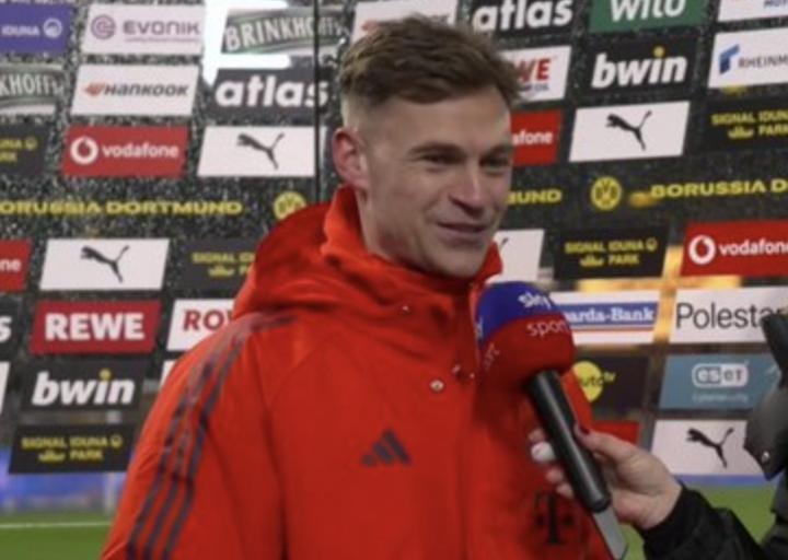 基米希表示拜仁已领先11分,不会再失去争冠优势