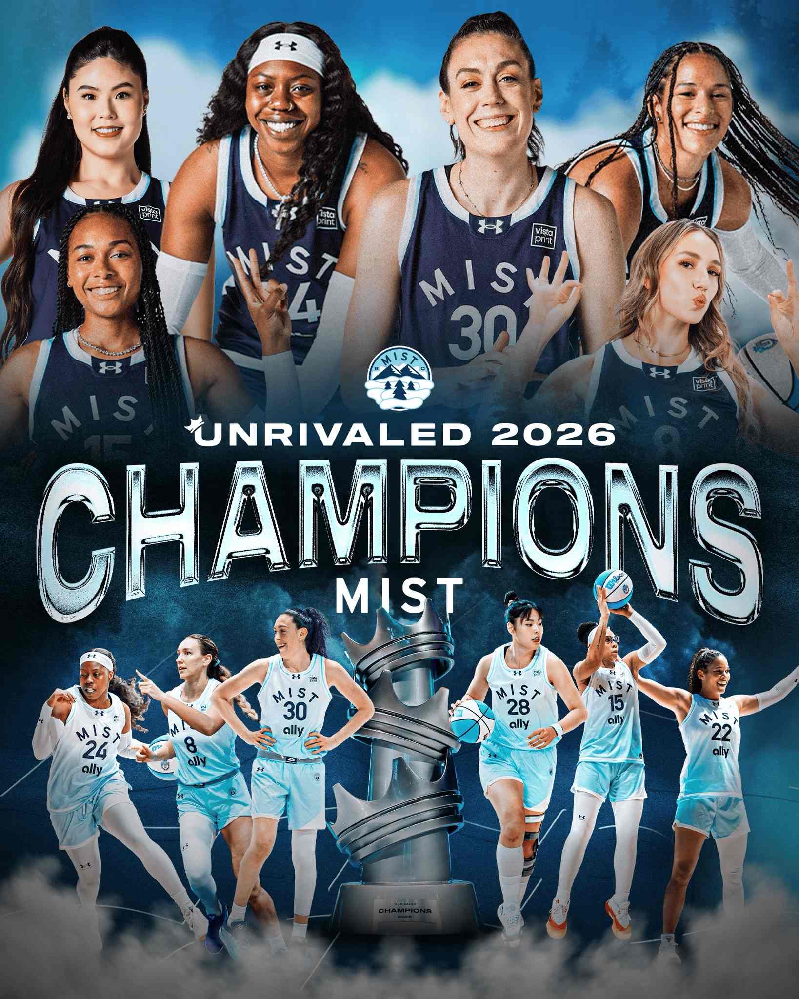 Unrivaled联赛斯图尔特荣膺FMVP，李月汝随队斩获总冠军