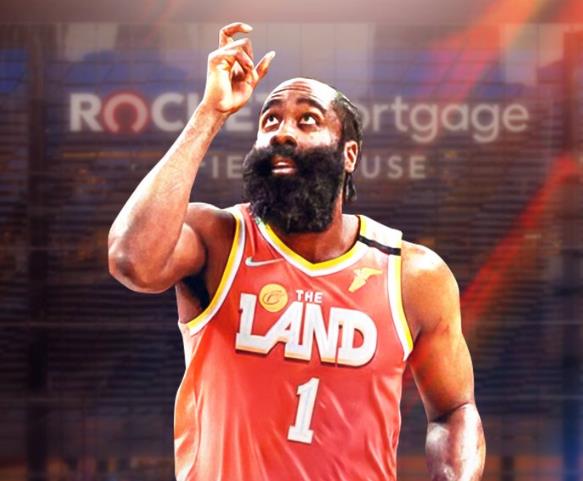 哈登加盟骑士后表现亮眼，场均贡献19.1分7.9助攻