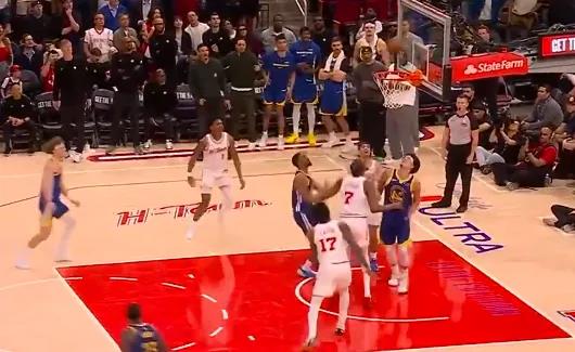 杜兰特三罚仅两中错失良机，梅尔顿补篮助勇士5秒领先3分