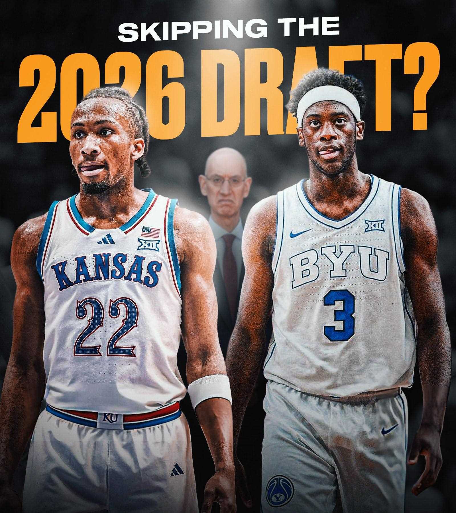 美媒报道，皮特森和迪班萨近期可能放弃参加2026年选秀