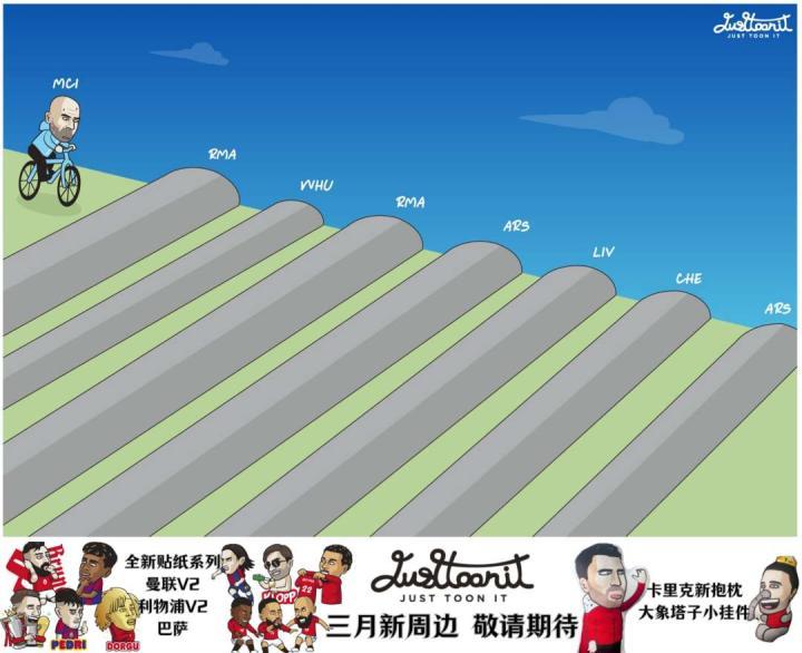 曼城迎来魔鬼赛程，瓜迪奥拉勇敢迎接挑战