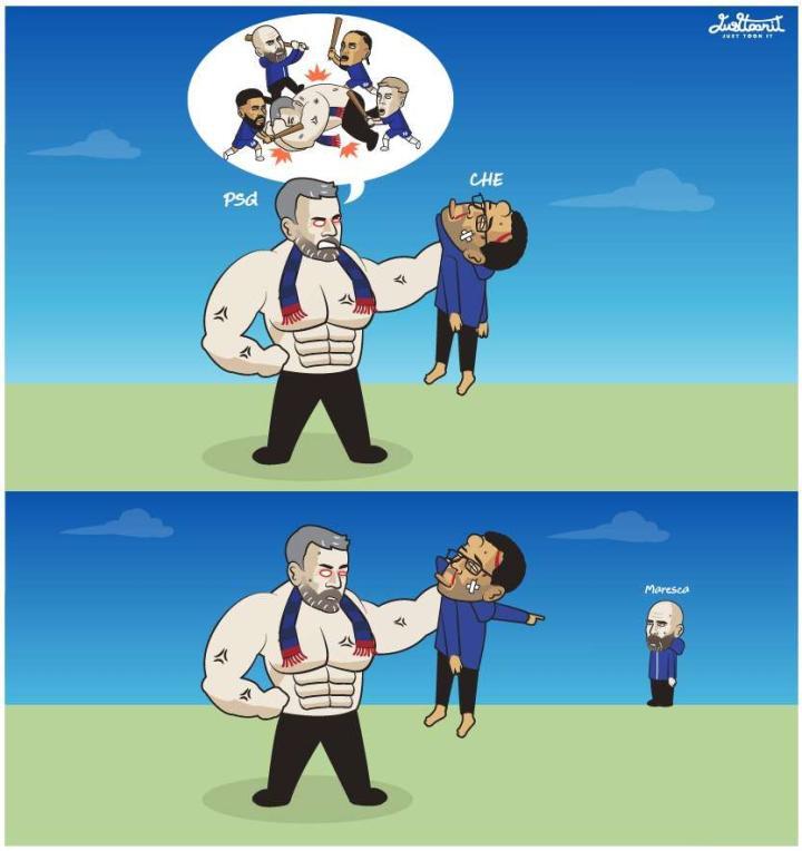 复仇之战，巴黎5-2大胜切尔西，罗塞直言找错对手了PSG