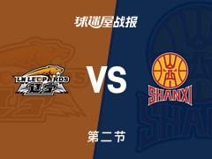 辽宁对阵山西，半场结束辽宁40-47落后山西，迪亚洛砍下18分