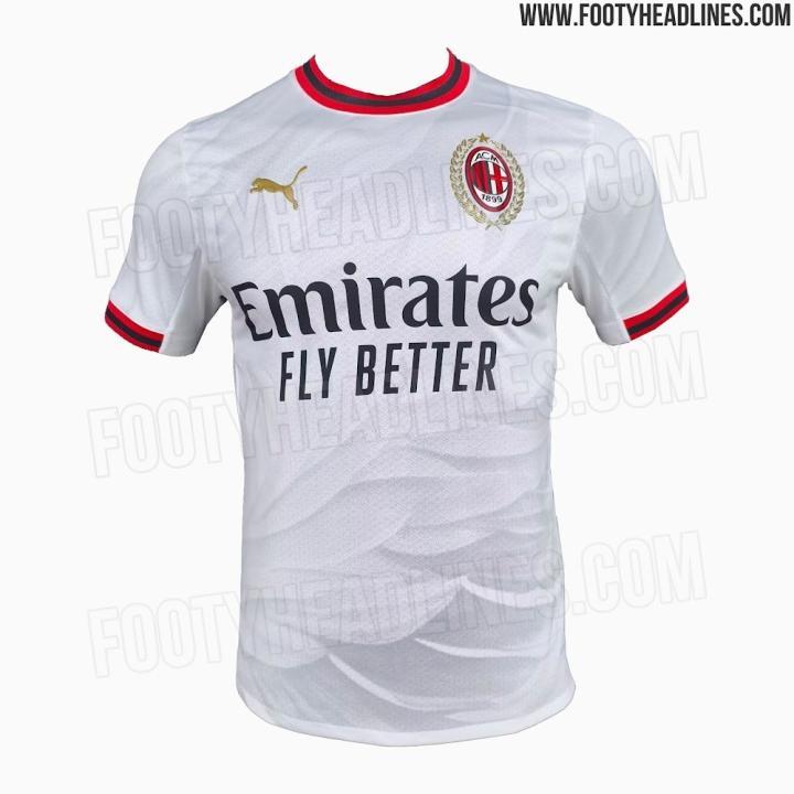 米兰下赛季客场球衣首曝，白金色调配月桂花环致敬圣西罗