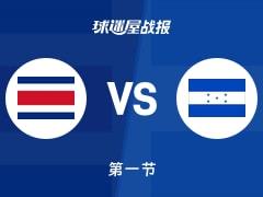 美杯预资格赛第一阶段，首节结束哥斯达黎加19-19战平洪都拉斯