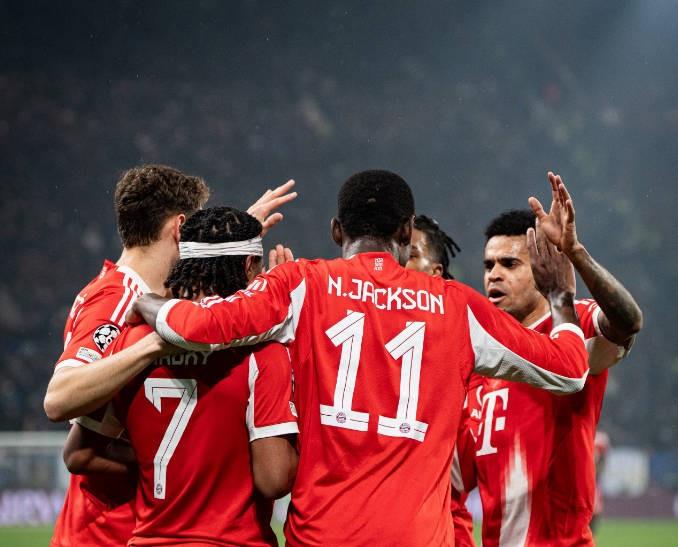 拜仁本赛季控球率最高，对抗次数最少，柏林联合控球率最低，对抗次数最多