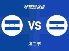美杯预资格赛第一阶段，萨尔瓦多半场42-21领先洪都拉斯
