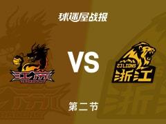 江苏半场37-43落后广厦，桑普森独得15分