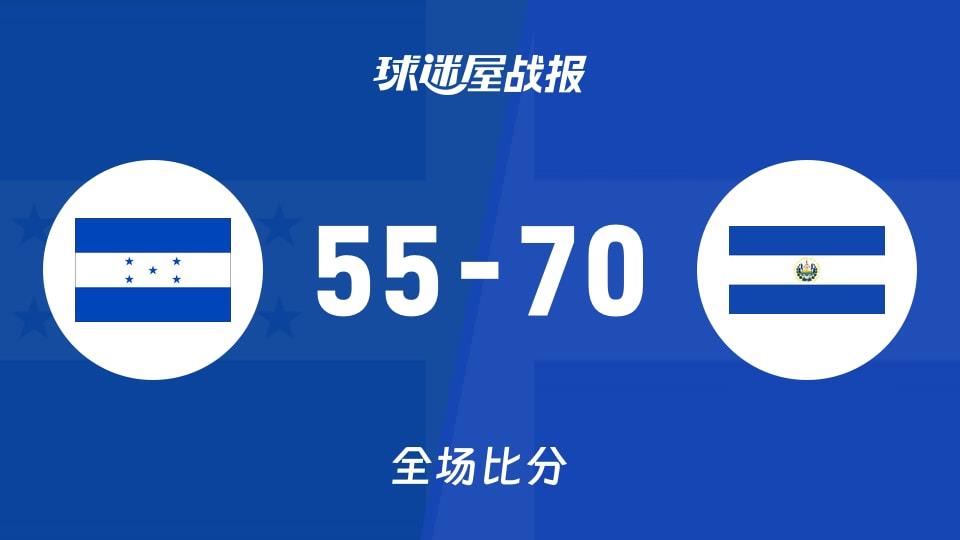 美杯预资格赛第一阶段:萨尔瓦多以70-55战胜洪都拉斯,