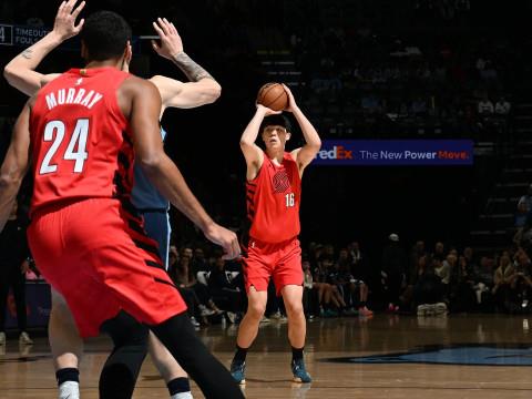 G联盟主帅谈杨瀚森：进攻核心作用显著，混音队内持续进步