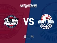 CBA常规赛半场结束，广州48-41领先青岛，威金顿数据11 3 4