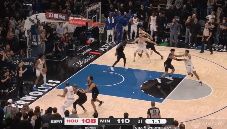 火箭vs森林狼裁判报告出炉