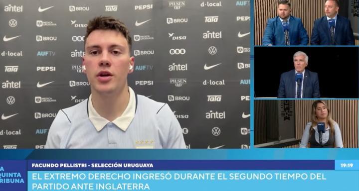 乌拉圭前锋赛后坦言，末段险绝杀英格兰，我们展示了实力