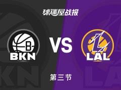 NBA常规赛，三节过后湖人85-84领先篮网，东契奇数据36分6篮板2助攻