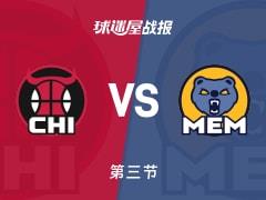 灰熊三节领先公牛10分，科沃德18分7板3助