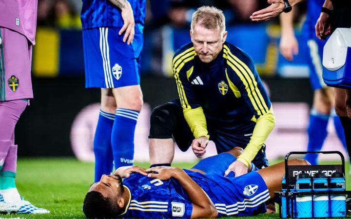 瑞典队官宣，亚特兰大后卫希恩因伤退出大名单，无替补球员递补入选