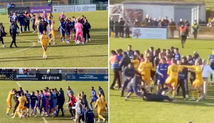 升级大战进入白热化，英议联赛后冲突升级，教练组成员卷入群架