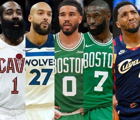 现役球员连续打进季后赛次数排名，哈登居首戈贝尔第二