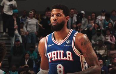 乔治职业生涯第30次单场命中4记三分球