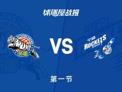 第一节结束，新疆16-22宁波，齐麟单节拿下10分