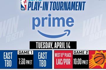 NBA官宣附加赛赛程：4月15日-18日开打，6队排名未定，勇士16日出战