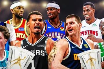 名记晒奖项投票：亚历山大MVP，东契奇获奖，文班DPOY 双一阵