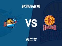 四川对阵山西，次节结束比分34-56，奈特贡献13分